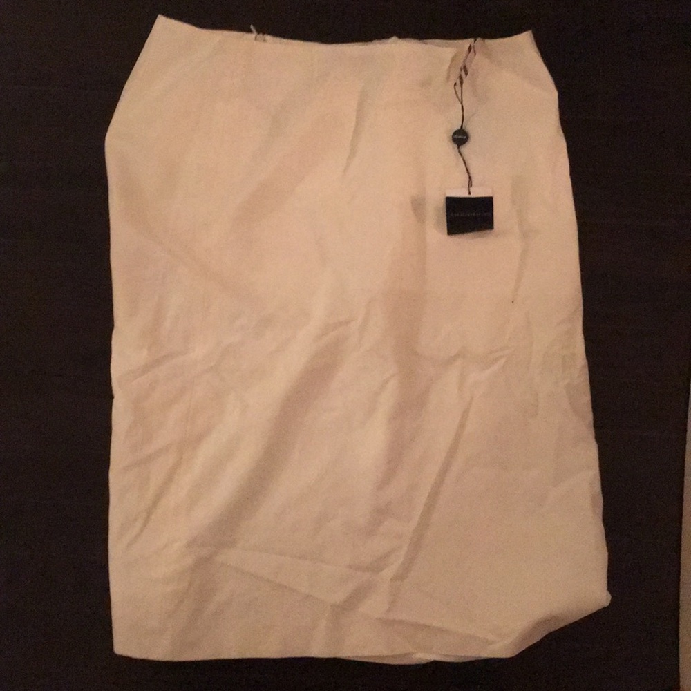 Burberry White Skirt